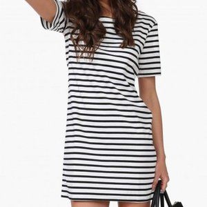 Necessary Clothing Black and White Stripe Dress